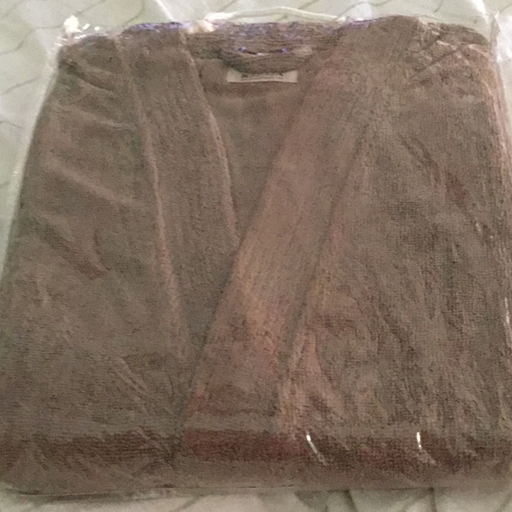 NEW Kanata Plush Lounge/Velura
Bathrobe Brown Unisex Size S/M